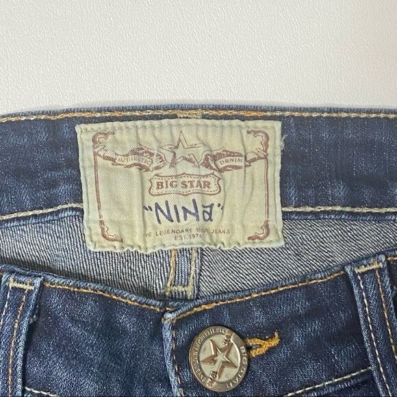 Big Star | Nina Straight Leg Distressed Jeans - Picture 4 of 10